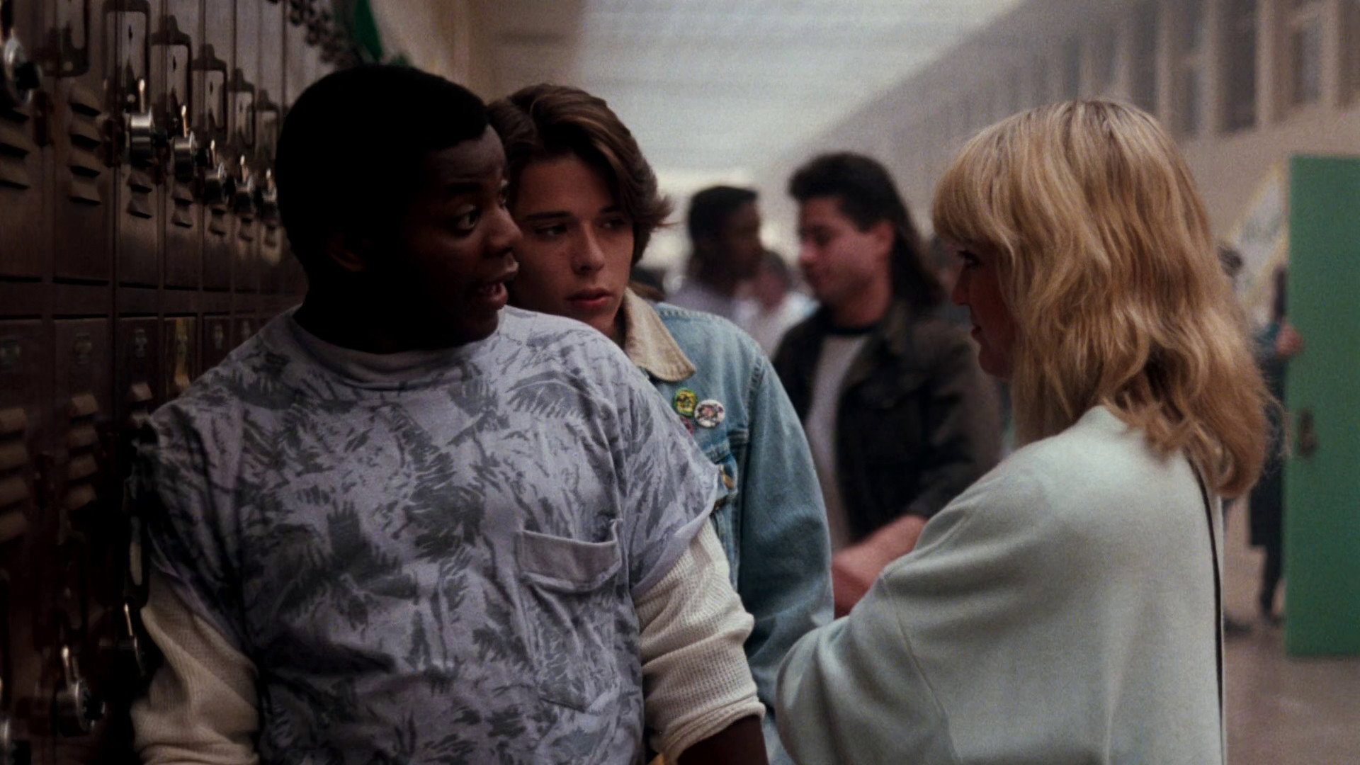 Kincaid in a school hallway in The Dream Master